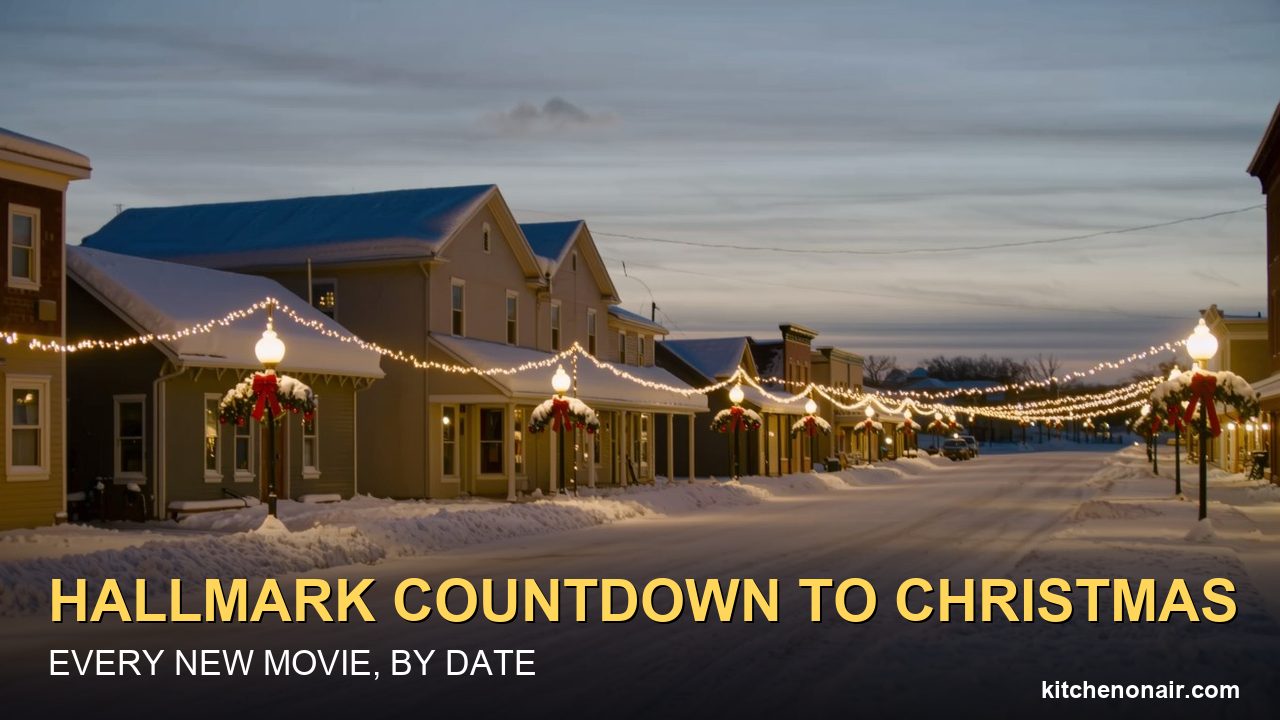 Hallmark Countdown to Christmas 2026 Schedule: Holiday Touchdown, Disney World, Biltmore