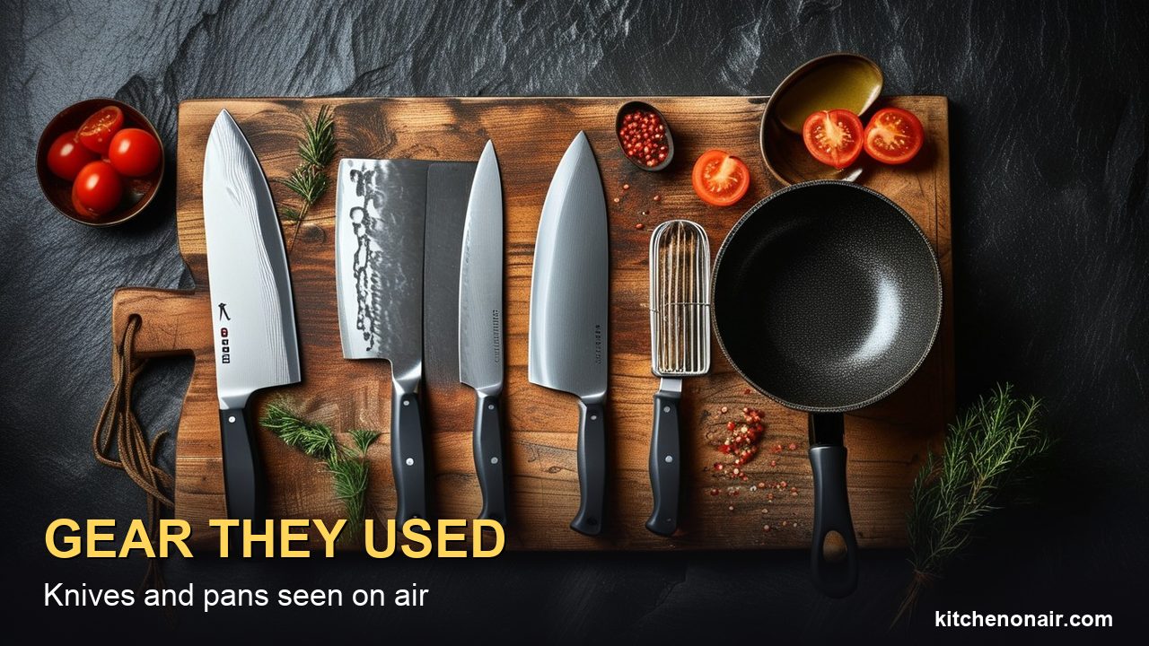 The Knives and Pans You Actually See on Cooking Shows
