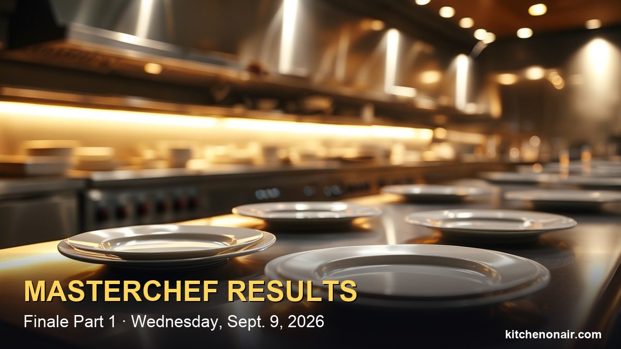 MasterChef Results Sept. 9, 2026: Who Went Home in Finale Part 1?